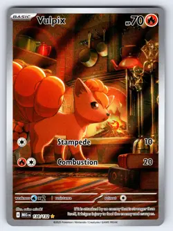 Vulpix 138/132 Holo Illustration Rare MEG Pokemon TCG NM - Image 1
