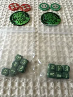 Professor Juniper Coin Jumbo Green Metallic - Official Pokemon TCG Dice & Coins - Image 4