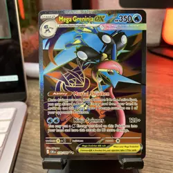 Pokemon TCG Mega Greninja EX 100/086 Full Art Ultra Rare Chaos Rising NM - Image 1