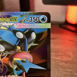 Pokemon TCG Mega Greninja EX 100/086 Full Art Ultra Rare Chaos Rising NM - Image 3