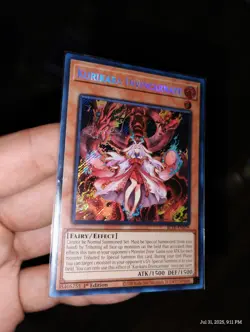 *** KURIKARA DIVINCARNATE *** SECRET RARE 1ST EDITION MINT/NM BLTR-EN079 YUGIOH! - Image 1