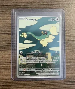 Pokemon TCG Drampa 184/162 Temporal Forces Illustration Rare - Image 1