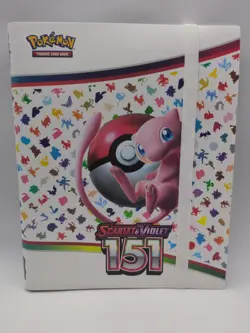 Pokemon TCG Scarlet And Violet 151 Binder Collection Mew Binder Only - Image 1