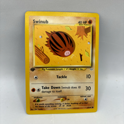Pokemon TCG - Swinub 57/64 1st Edition - WOTC Neo Revelations - NM - Image 1