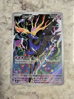 Xerneas 091/086 Me04: Chaos Rising Holo Illustration Rare Pokemon NM - Image 1