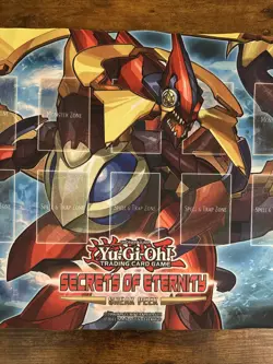 Yugioh Secrets Of Eternity Sneak Peek Mat Yu-Gi-Oh! Konami rubber mat - Image 3