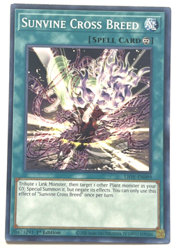 YuGiOh! - Sunvine Cross Breed - LIOV-EN099 - 1st Edition - Common - Image 1