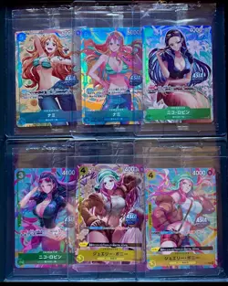 One Piece New Tin Volume 2 Complete Set of 6 Asia Exclusive Stamp Promo #2 - Image 1
