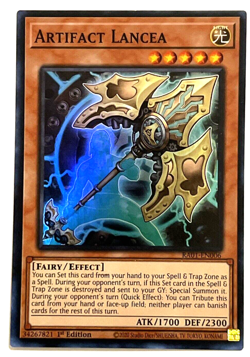 YuGiOh! - Artifact Lancea - RA01-EN006 - 1st Edition - Ultra Rare - Image 1