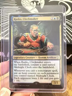 Magic the Gathering Mystery Booster 2 Foil Rusko, Clockmaker Card 0263 - Image 1