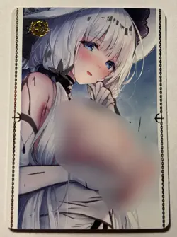 SEXY HEROINE WAIFU Illustrious AZUR LANE ACG PREMIUM TRIM HOLOFOIL CARD NM - Image 1