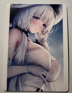 SEXY HEROINE WAIFU Illustrious AZUR LANE ACG PREMIUM TRIM HOLOFOIL CARD NM - Image 2