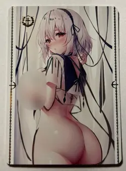 SEXY HEROINE WAIFU Sirius AZUR LANE ACG PREMIUM TRIM HOLOFOIL CARD NM - Image 1