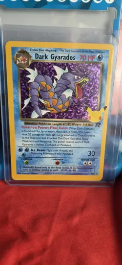 Pokemon Dark Gyarados TCG Holo Rare Card 8/82 Celebrations Classic Collection - Image 1