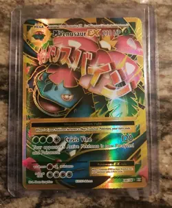 Pokemon TCG Mega-Venusaur-EX Evolutions Holo Full Art Ultra Rare Card 100/108 - Image 1