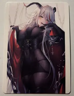 SEXY HEROINE WAIFU Agir AZUR LANE ACG PREMIUM TRIM HOLOFOIL CARD NM - Image 2
