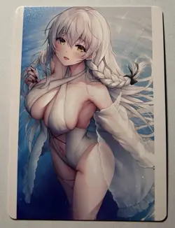 SEXY HEROINE WAIFU Hermione AZUR LANE ACG PREMIUM TRIM HOLOFOIL CARD NM - Image 2