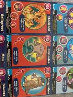 Vintage 1999 Burger King Pokemon Card Uncut Sheet #10 Charizard,Mew Others - Image 4