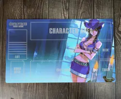 O-P OPCG TCG CCG Table Mouse Pad Nico Robin Playmat Trading Card Game Mat & Bag - Image 1