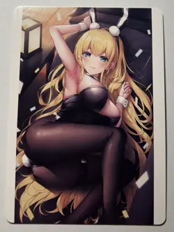 SEXY HEROINE WAIFU North Carolina AZUR LANE ACG PREMIUM TRIM HOLOFOIL CARD NM - Image 2