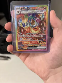Pokemon TCG Flareon EX Prismatic Evolutions Holo Card 146/131 SV - Image 1