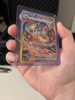 Pokemon TCG Flareon EX Prismatic Evolutions Holo Card 146/131 SV - Image 3