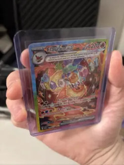Pokemon TCG Flareon EX Prismatic Evolutions Holo Card 146/131 SV - Image 4