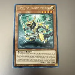 Flogos, The Ogdoadic Boundless ANGU-EN003 Yu-Gi-Oh! Card Mint 1st Edition NM - Image 1