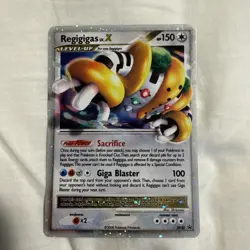 Regigigas Lv. X - DP30 - Pokemon Diamond & Pearl Promo Ultra Rare Card LP - Image 2