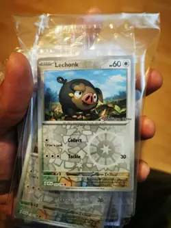 Pokemon TCG Pokemon Center 2023 Lechonk Promo Card Sealed SVI EN 155/198 - Image 1