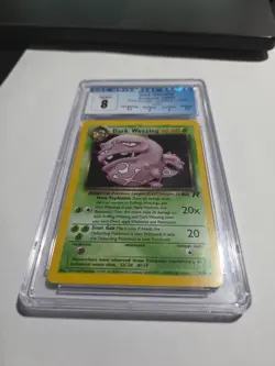 CGC 8 Dark Weezing 2000 Team Rocket 14/82 Holo Pokemon Card psa - Image 2