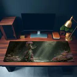 Mushroom Dryad Spirit Themed Playmat | Unofficial MTG Playmat | Gift for Gamers - Image 3