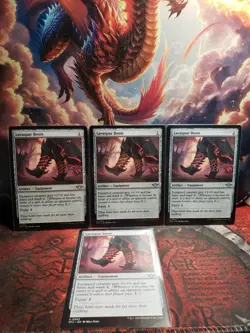MTG Lavaspur Boots 0243 X4 Outlaws Of Thunder Junction Regular Finish Playset - Image 1