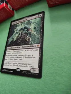 MtG Spider-Man: Venom, Eddie Brock Mythic SPE 0012, Magic The Gathering, In Hand - Image 3