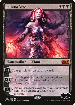 Liliana Vess Magic 2015 NM MTG - Image 1