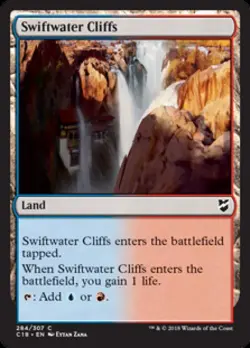Swiftwater Cliffs - Near Mint MTG Commander 2018 - Image 1