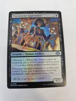MTG - FOIL Marionette Apprentice - Modern Horizons 3 - Image 1