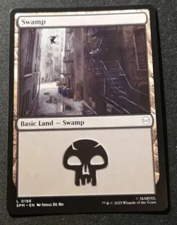 Swamp X2 - SPM - MTG - EN - NM - 0196 - Image 1