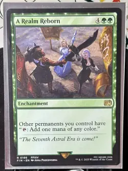 A Realm Reborn - Reg - MTG - Final Fantasy - FIN - 0196 - RARE ~ NM - Image 2