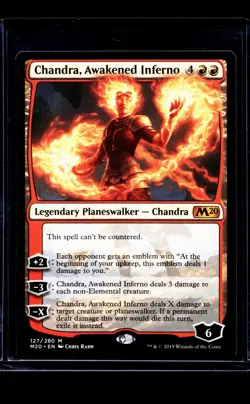 2019 MTG Magic The Gathering M20 Core Set 2020 #127 Chandra Awakened Inferno - Image 1