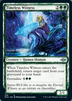 Timeless Witness (Showcase) - Near Mint MTG Modern Horizons 2 - Image 1