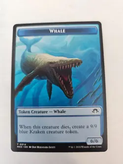 MTG - Whale | Energy -Double Token - Modern Horizons 3 - Image 1