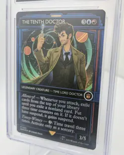 The Tenth Doctor (Showcase) Foil Universes Beyond: Doctor Who - MTG CGC 9 Mint - Image 1