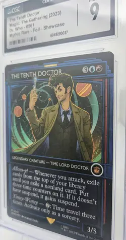 The Tenth Doctor (Showcase) Foil Universes Beyond: Doctor Who - MTG CGC 9 Mint - Image 2