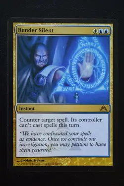 Magic The Gathering MTG RENDER SILENT Dragon's Maze LP Lightly Played - Image 1