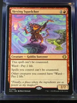 Hexing Squelcher ECL 145 Magic MTG R NM - Image 1