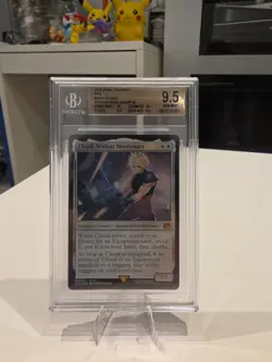 2025 MTG FINAL FANTASY FOIL #0010 CLOUD, MIDGAR MERCENARY BGS 9.5 - Image 1