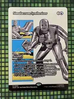 MTG Simulacrum Synthesizer #0061 Borderless Mythic Marvel Universe: E-L (MAR) - Image 2