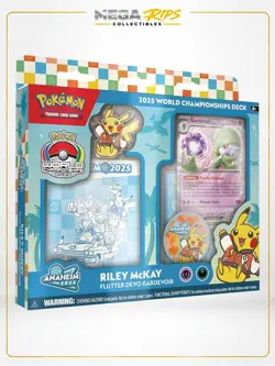 2025 Pokemon World Championship Riley McKay Flutter Devo Gardevoir Sealed Box - Image 1