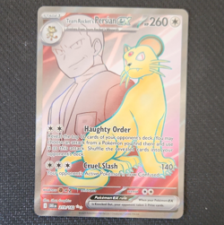 Pokemon TCG Team Rocket's Persian ex 219/182 Ultra Rare - Image 1